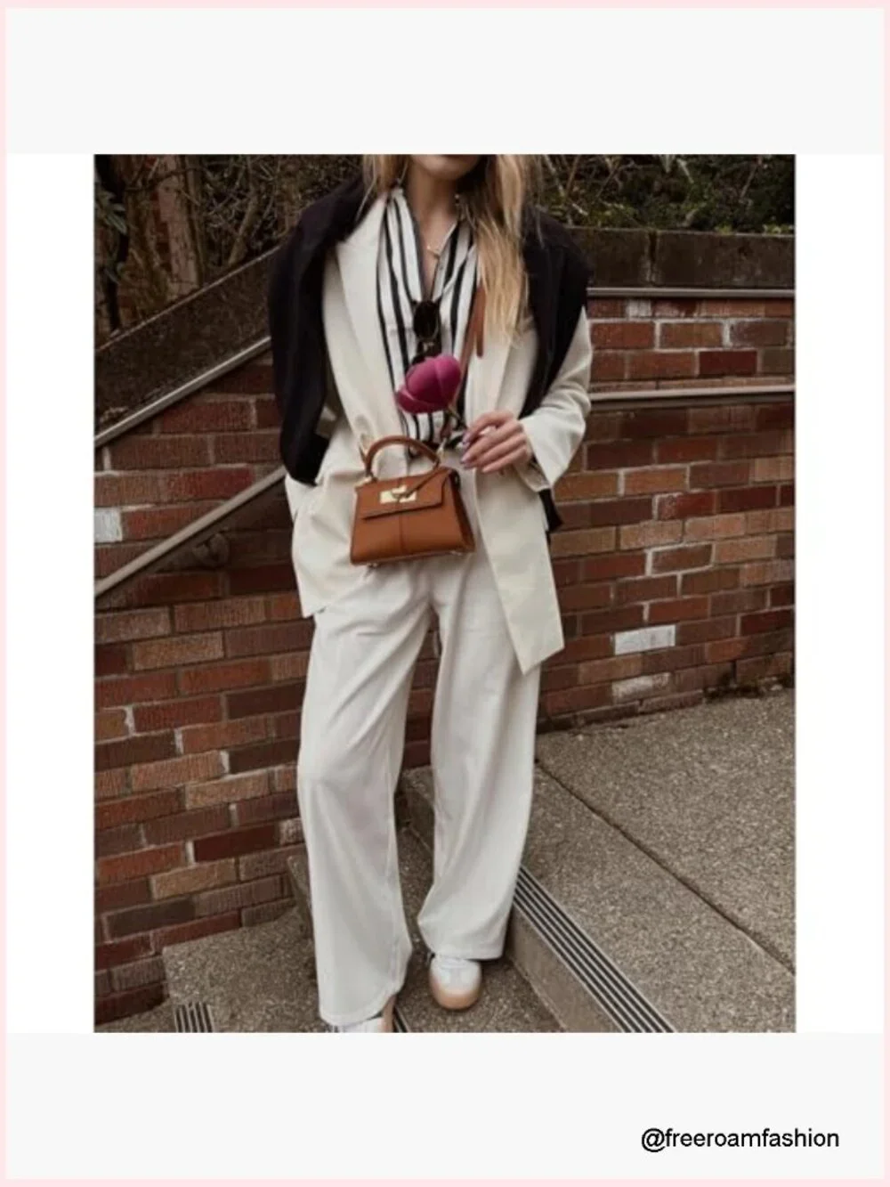 Vegan Leather Top Handle Bag with Detachable Crossbody Strap